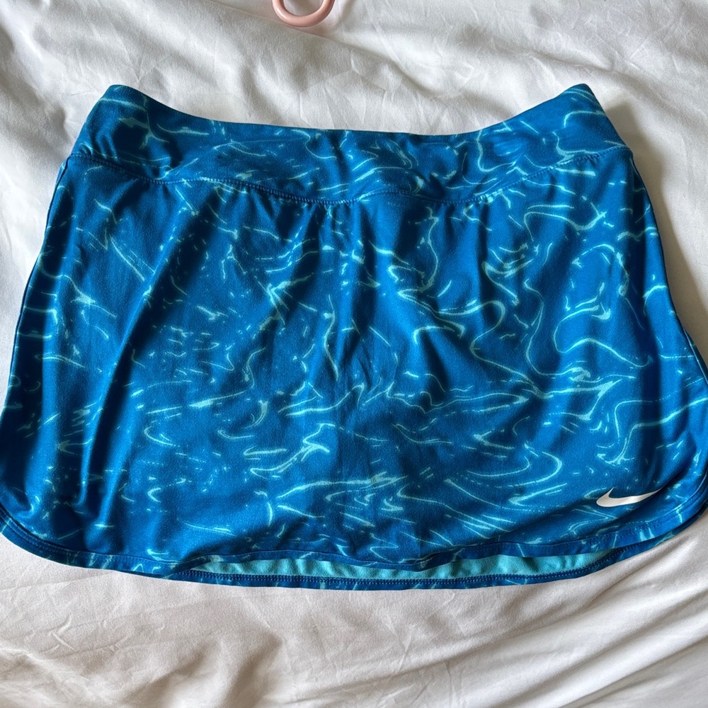 Nike Electric Blue Patterned Skirt